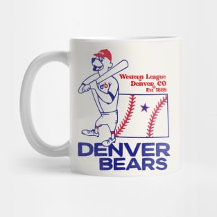 Defunct Denver Bears League Baseball Team Mug